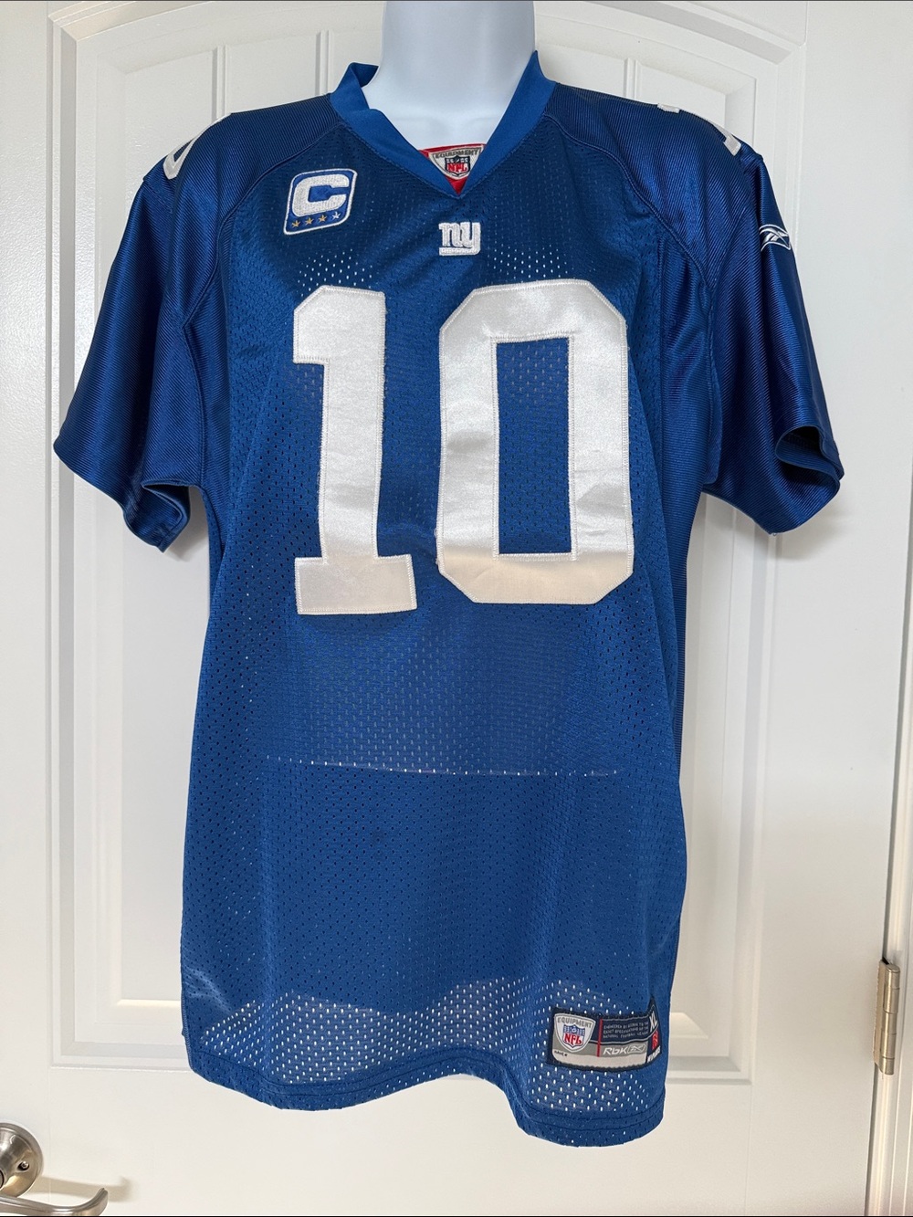 New York Giants Blue #10 Manning Football Jersey Kids XL